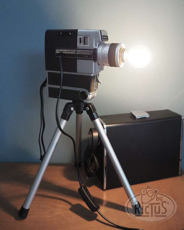 Lampe caméra super 8